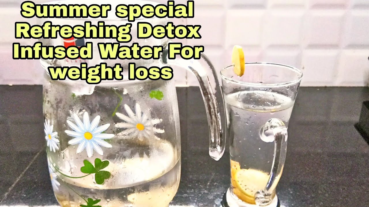 Refreshing Detox Infused water For Weight Loss/Summer Infused Water to