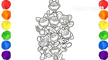 How to color Smiling Critters Poppy Playtime Chapter 3 (copy)