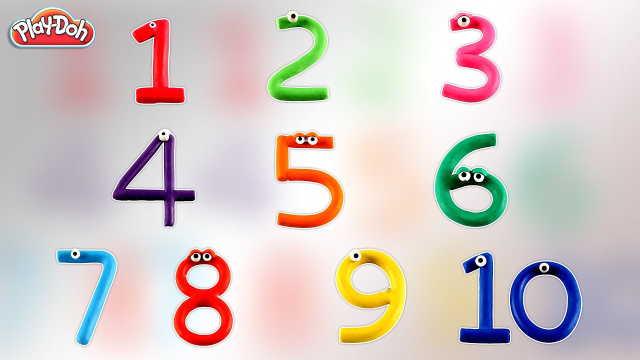 Learn Numbers With Play Doh Play Doh Numbers Song Kids Learning