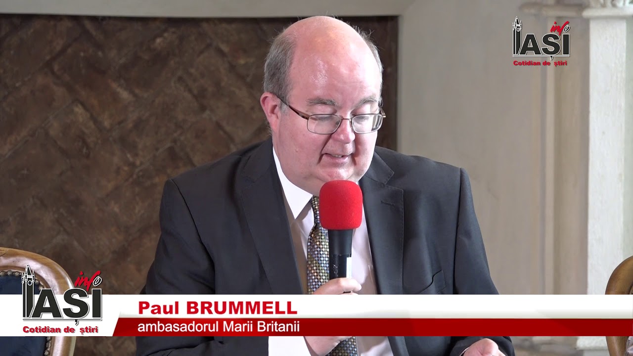 Conferinta de presa, Ambasadorul Marii Britanii - Paul Brummell cultural อ่านว่า