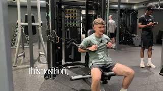 How to do a seated cable chest press
