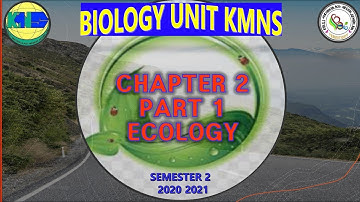 CHAPTER 2 ECOLOGY - 2.1 ECOSYSTEM CONCEPTS