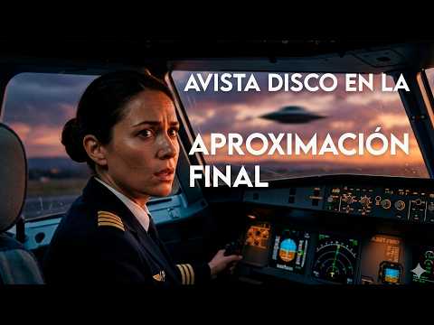American Airlines avista ovni en aproximación final