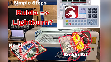 How to Connect Ruida Controller Board to Lightburn ***EASY***