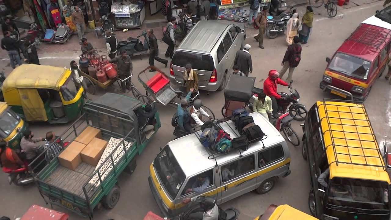 Funny Indian Traffic Jam video 