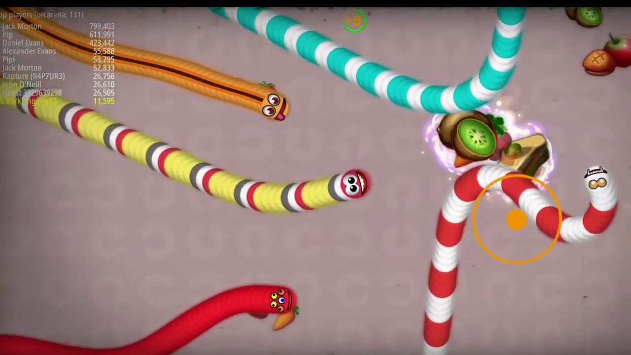 Worms Zone Best If Snake Game Its Really Awesome Game Youtube