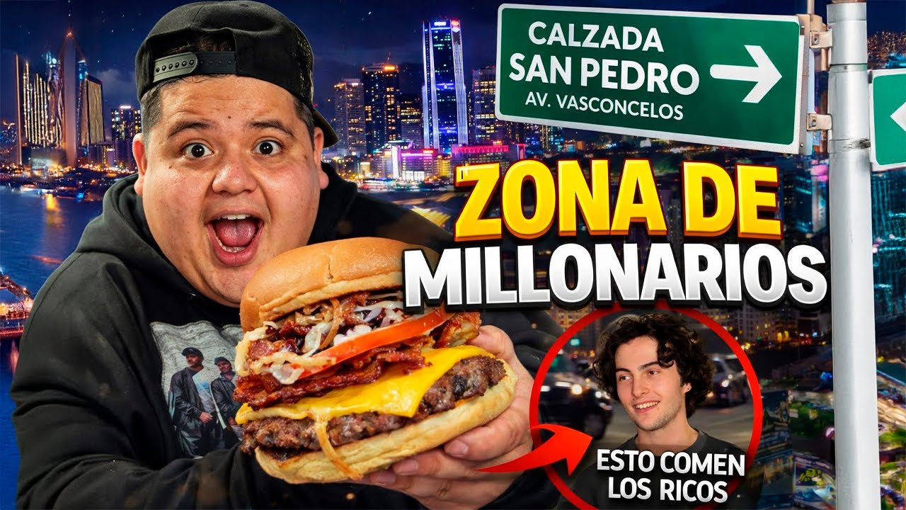 ¿Esto comen los RICOS? 😱 Tour de COMIDA CALLEJERA en San Pedro Garza García | Big And Fashion