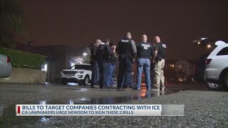 Bills to target companies contracting with ICE Gov Pillen Backs Ice Crackdown His Company Employs Undocumented Workers