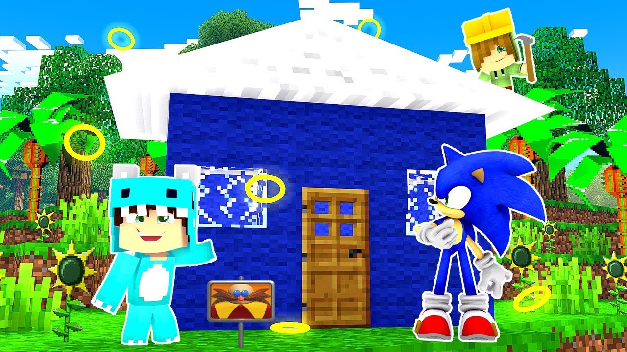 ⁣¿PODRÍAS HACER una CASA para SONIC en 1 MINUTO? ? BEBE MILO CONSTRUYE JUNTO a VITA en MINECRAFT