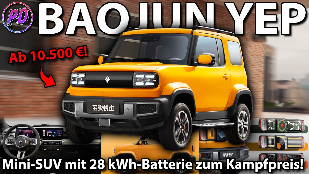 BAOJUN YEP - Mini-SUV mit 28 kWh-Batterie zum Kampfpreis!