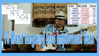 Download lagu 10 Menit langsung bisa improvisasi bass dengan 7 Mode