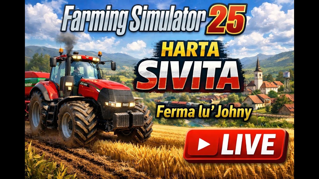 ‼️ Farming Simulator 25 LIVE SinglePlayer ‼️| #6 |✅ Șivița Map ✅| Ferma lu' Johny 💯