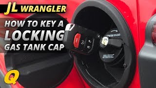 How to Key the Lock Cylinder for a Jeep Wrangler JL Mopar Locking Gas Cap -  YouTube