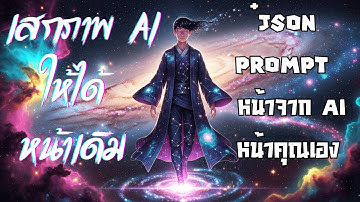 สอนทำตัวละครหน้าเดิม AI & หน้าตัวเอง เนียน เป๊ะ นำไปประยุกต์ใช้งานได้จริง JSON Prompt
