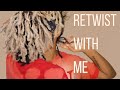 Retwisting my locs for the first time in 3 MONTHS! | Goldey Loc
