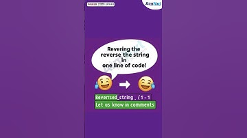 🔔 Python Coding Challenge: Reverse a String in ONE Line!