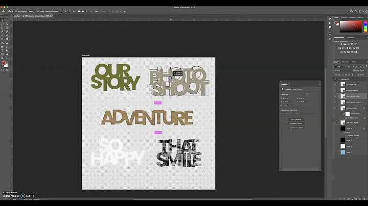 Adding Color to Word Art Using Command + U