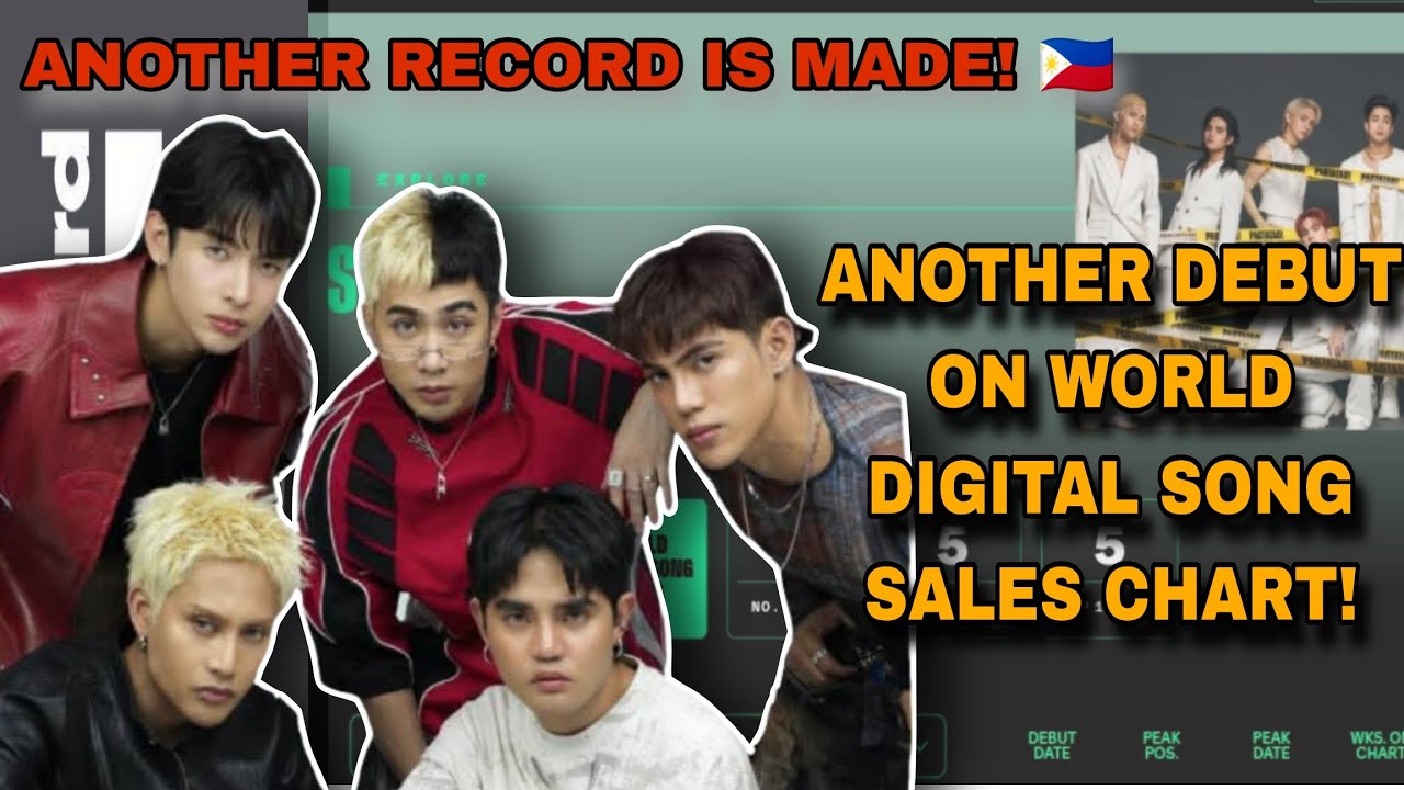 СРОЧНО: ДРУГАЯ ИСТОРИЯ, SB19 ОБЕСПЕЧИЛ СВОЙ ПЯТЫЙ ДЕБЮТ В МИРОВОМ ЦИФРОВОМ ЧАРТЕ ПРОДАЖ ПЕСЕН!