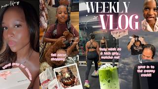 weekly vlog | busy week in tech, mom life, relaxed my hair + houston prep