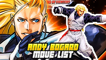 ANDY BOGARD MOVE LIST - The King of Fighters 2002 Unlimited Match (KOF2002)
