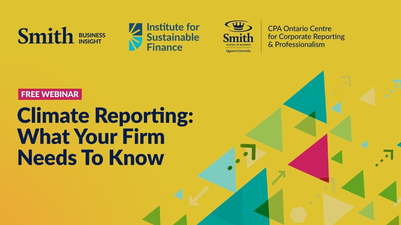Climate Reporting: What Your Firm Needs to Know - YouTube