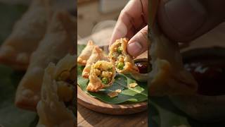 Mini Samosa 🥟🔥 Crispy & Satisfying! 🤤 #shorts
