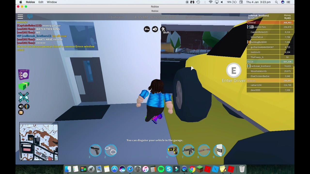 How To Get Unlimited Taser Ammo Jailbreak Roblox Youtube - being an undercover cop in roblox jailbreak roblox jailbreak nub the bounty hunter 16