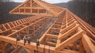 Download Lagu Wooden House Joinery Secrets—What Makes It So Strong. Woodworking \u0026 Furniture Production Documentary MP3