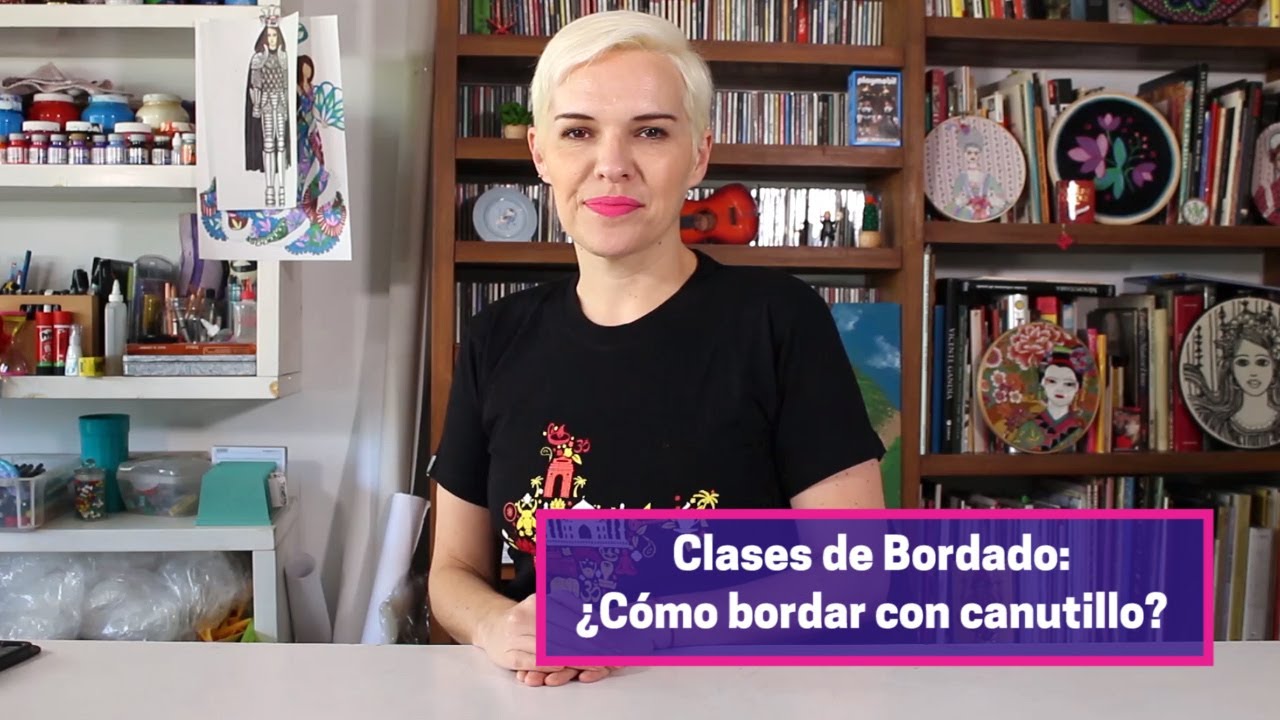 85 Clases de Bordado: Bordar con canutillo