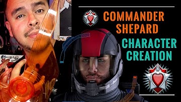 Commander Shepard Character Creation: Mass Effect Legendary Edition (Character Design) #masseffect