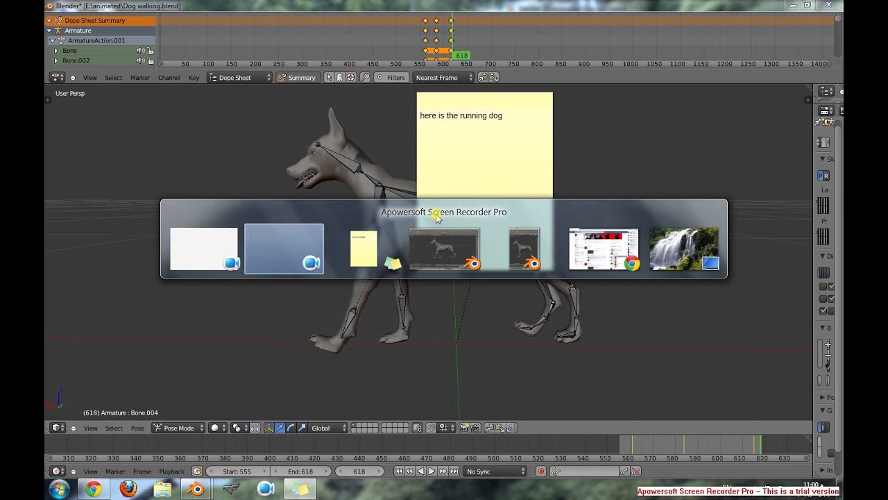 Dog animation Walking + Running YouTube