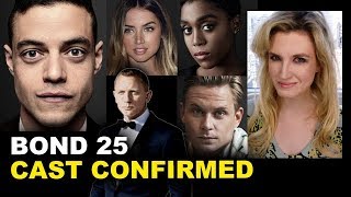 Bond 25 Cast - Rami Malek, Lashana Lynch, Ana de Armas