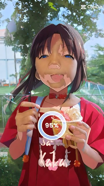 lagi makan es krim eh pas jadi anime jadi menggang tas🤣🤣🤣