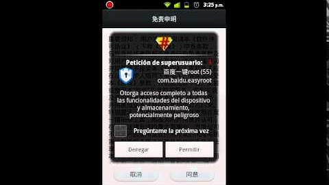 Como ser Root en Android 2.3.6