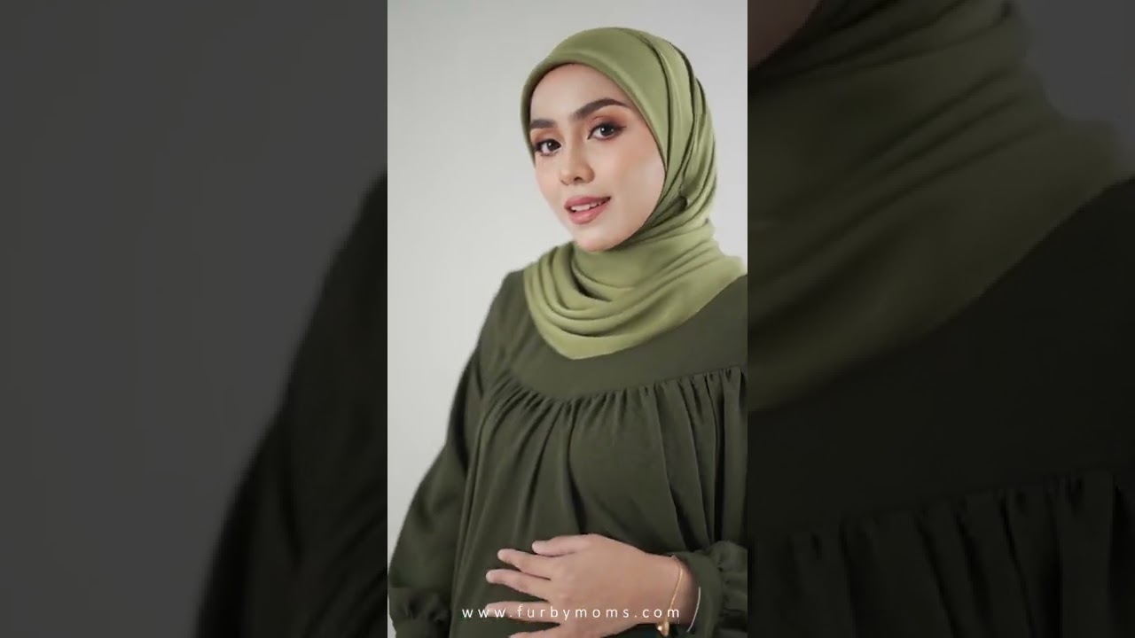 Maternity Dress - Clara Dress (Dark Olive Green)