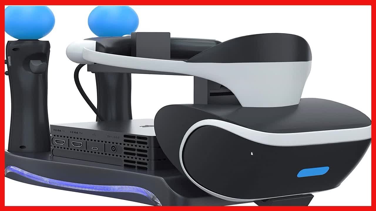 Skywin PSVR Stand   Charge, Showcase, and Display Your PS4 VR Headset and Processor