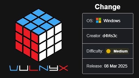 Change Walkthrough - Vulnyx