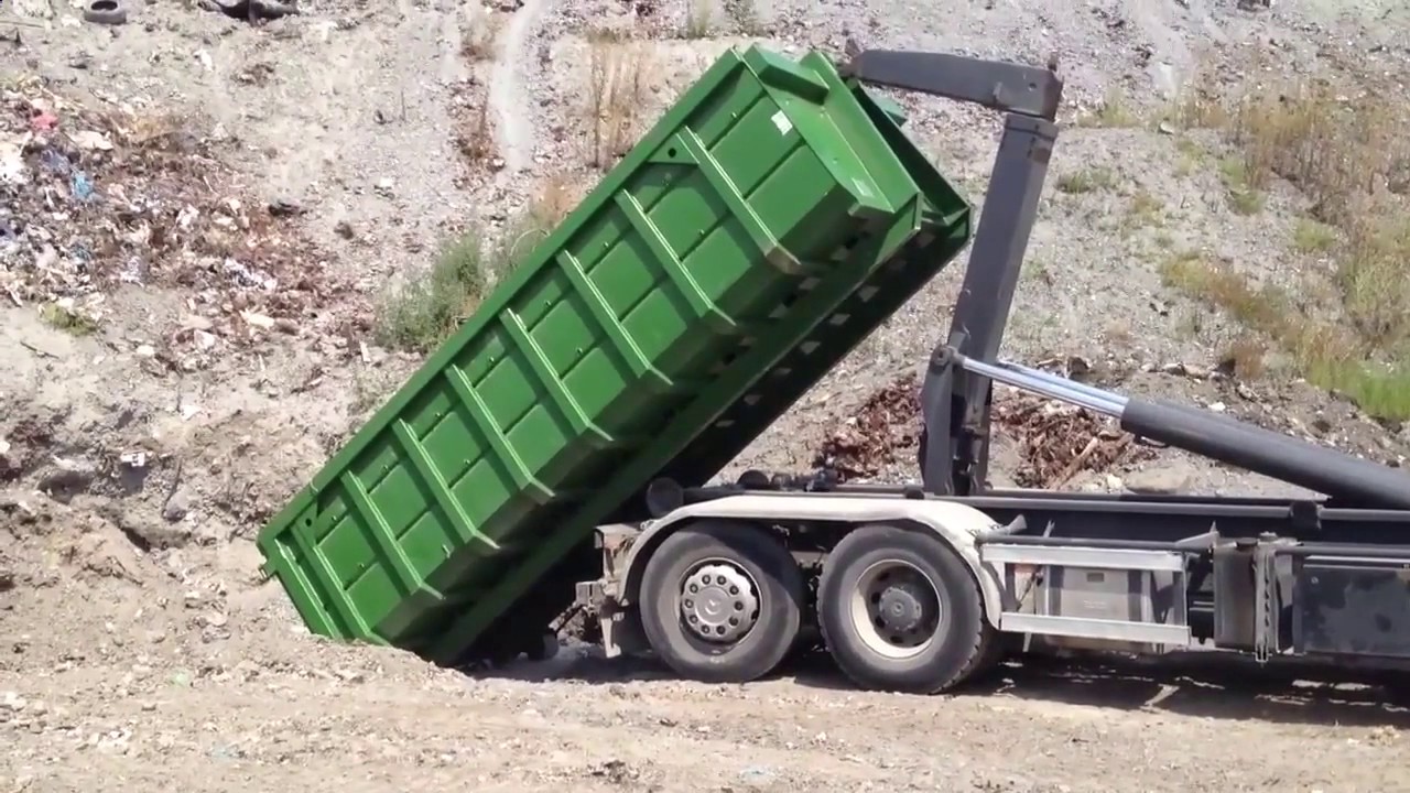 Цены на вывоз мусора контейнером - YouTube