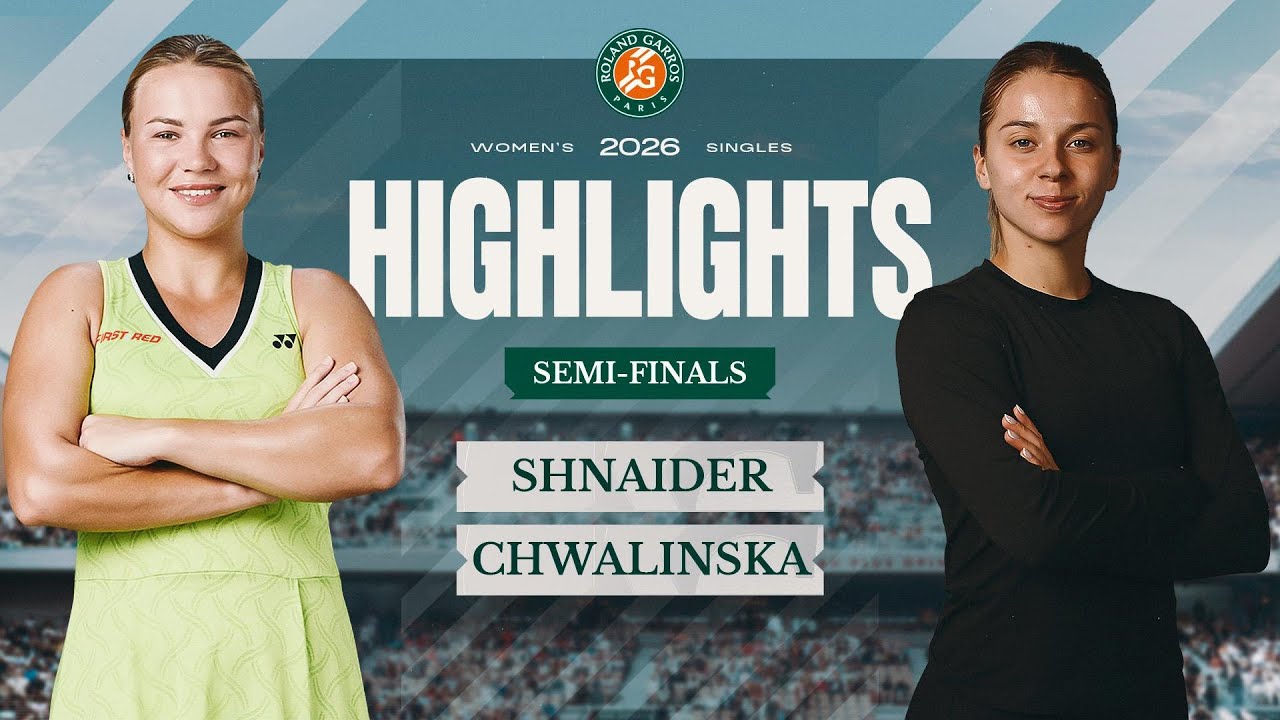 Diana Shnaider vs Maja Chwalinska | SF Highlights | Roland-Garros 2026