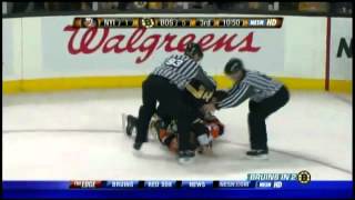 Hockeyfighters.cz  Milan Lucic vs Brendan Witt.wmv