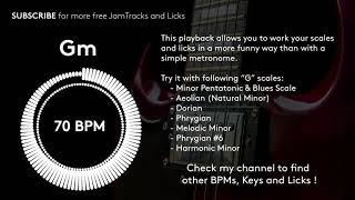 Backing Track - Gm - 70BPM
