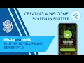 Creating a Welcome Screen in Flutter - Flutter Dev Series by Roman Just Codes (S1E2)