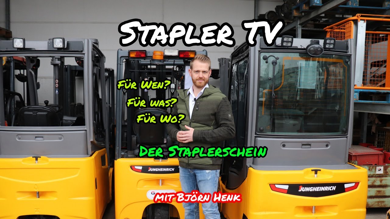 Für wen? Für was? Für wo? Der Staplerschein