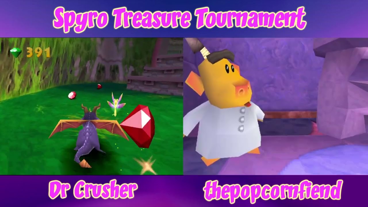 Spyro Treasure Tournament | Round 1 | Dragon Egg Group | Dr Crusher vs thepopcornfiend