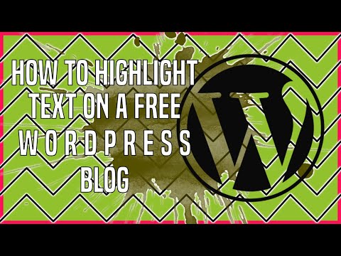 How to Highlight Text and Background in WordPress