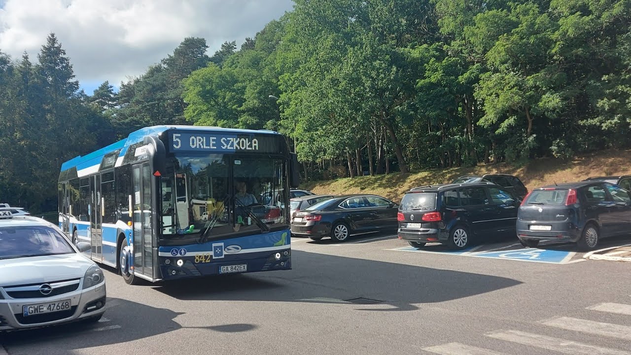 - 5️⃣, KIERUNEK: ORLE SZKOŁA ~ SOLARIS URBINO 12 IV FL #842 | MZK WEJHEROWO