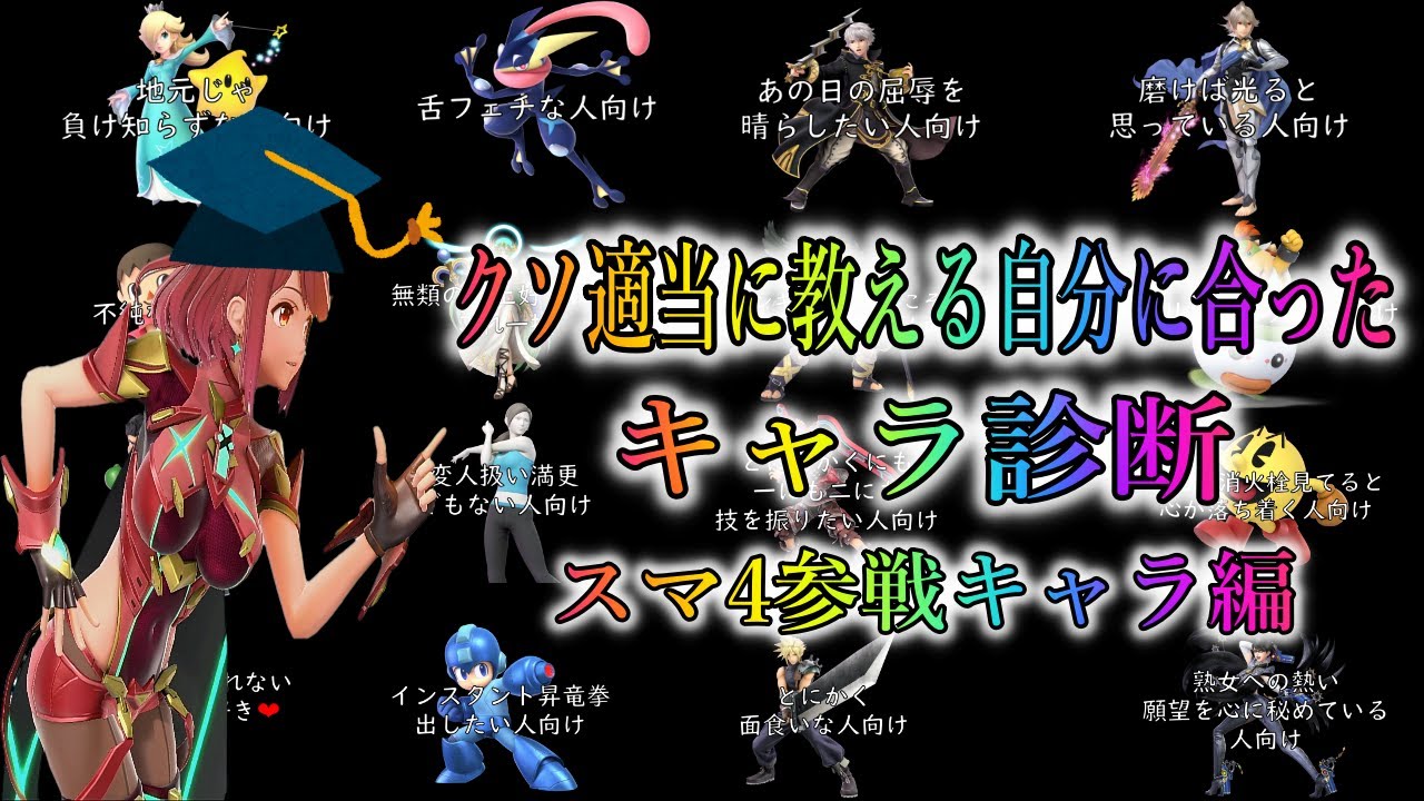 スマブラ キャラ 診断