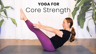 Building Stronger Core, Yoga for Beginners with Tessa | 20 Minute Workout