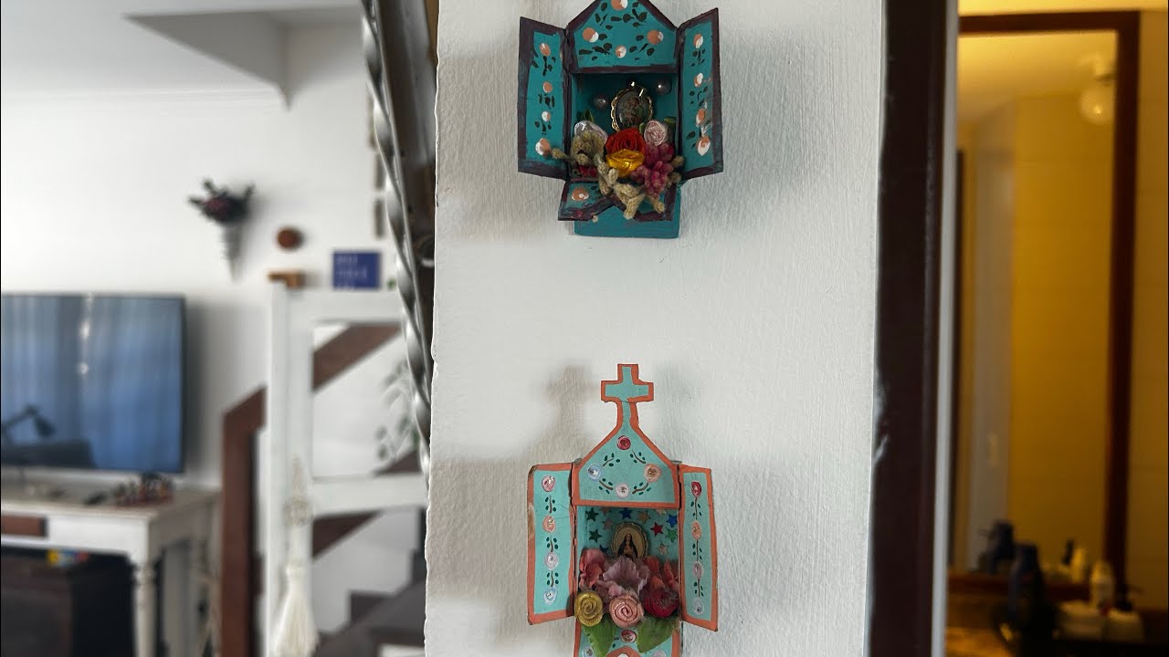 MINI ORATÓRIO ARTESANATO DIY - YouTube