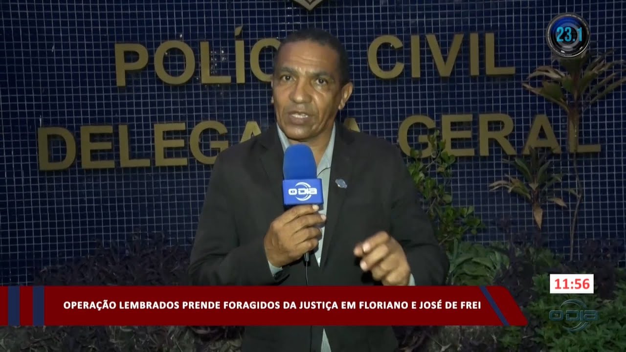 Operação prende foragidos da justiça em Floriano e José de Freitas 21 11 2023